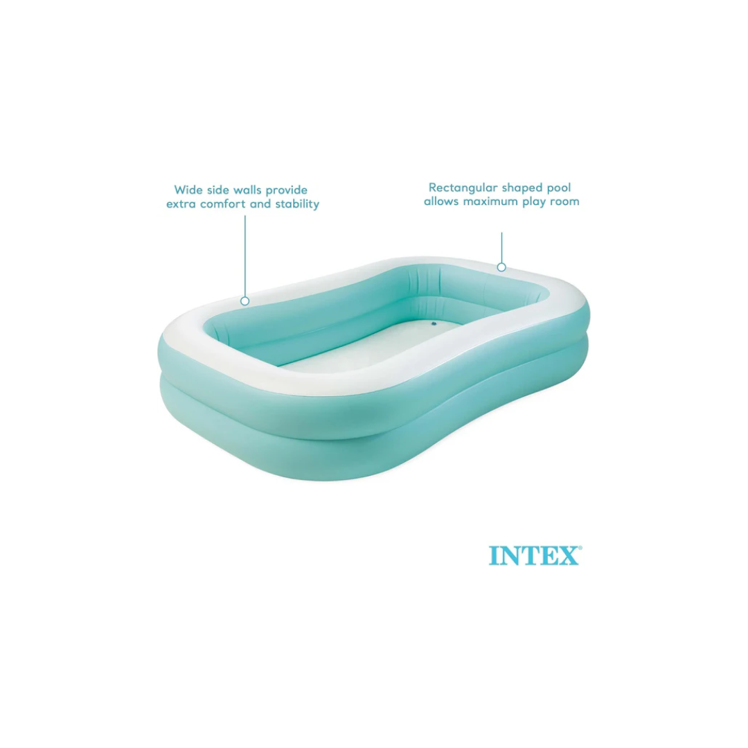 Intex 57181EP Swim Center Inflatable Family Pool: 159 Gallon Capacity â€“ 90" x 60" x 19" â€“ Color May Vary