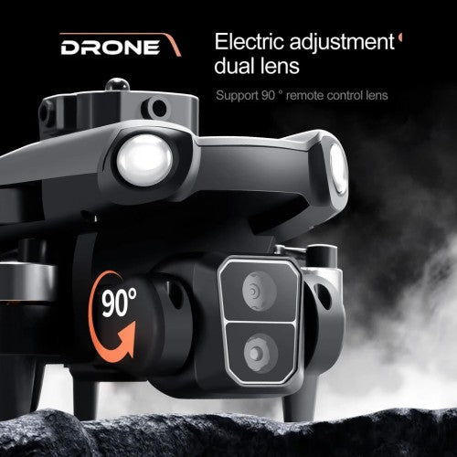 Rainbow Toys F9 Brushless Drone Five Sided Obstacle Avoidance with Single Battery 4K-1080P HD Dual Camera WIFI FPV Gesture Selfie