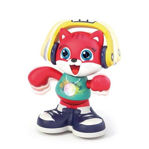 Hola Dancing Cat Interactive Toy Musical Dancing Cat with Talkback Function, Lights & Sounds
