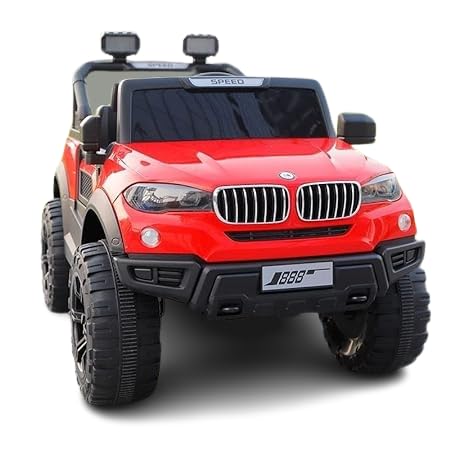 Rainbow Toys 888 BMV Ride-On Battery Operated Rechargeable 4x4 Off RoaderRemote Control Jeep