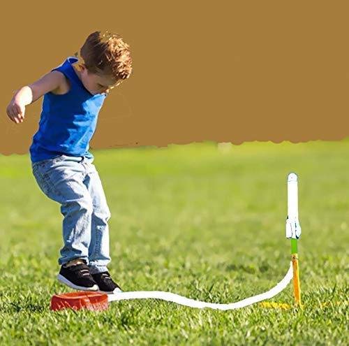 Ekta Jump Rocket Stomp Launcher and 3 Foam Tipped Rockets