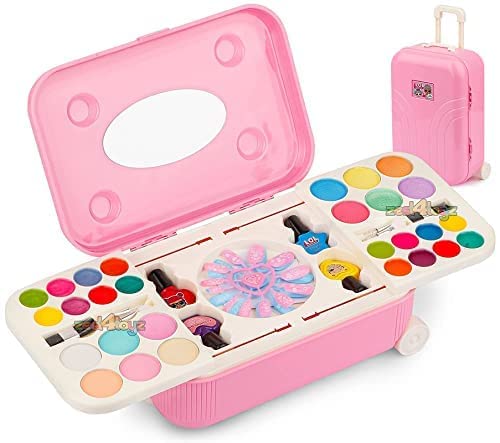 Lol Surprise Kids Makeup And Paint The Nail Art Set in Pink Suitcase