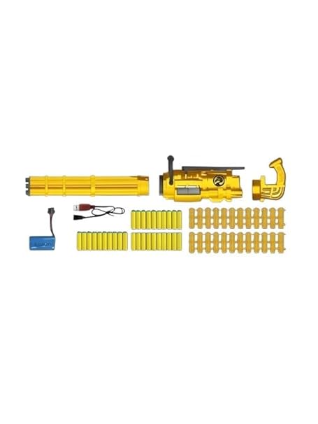 Blazestorm Gatling Toy Gun with Soft Bullets & Rotating Barrel