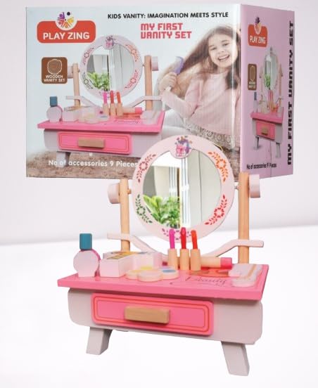 PlayZing My First Vanity Set Beauty Set Wooden