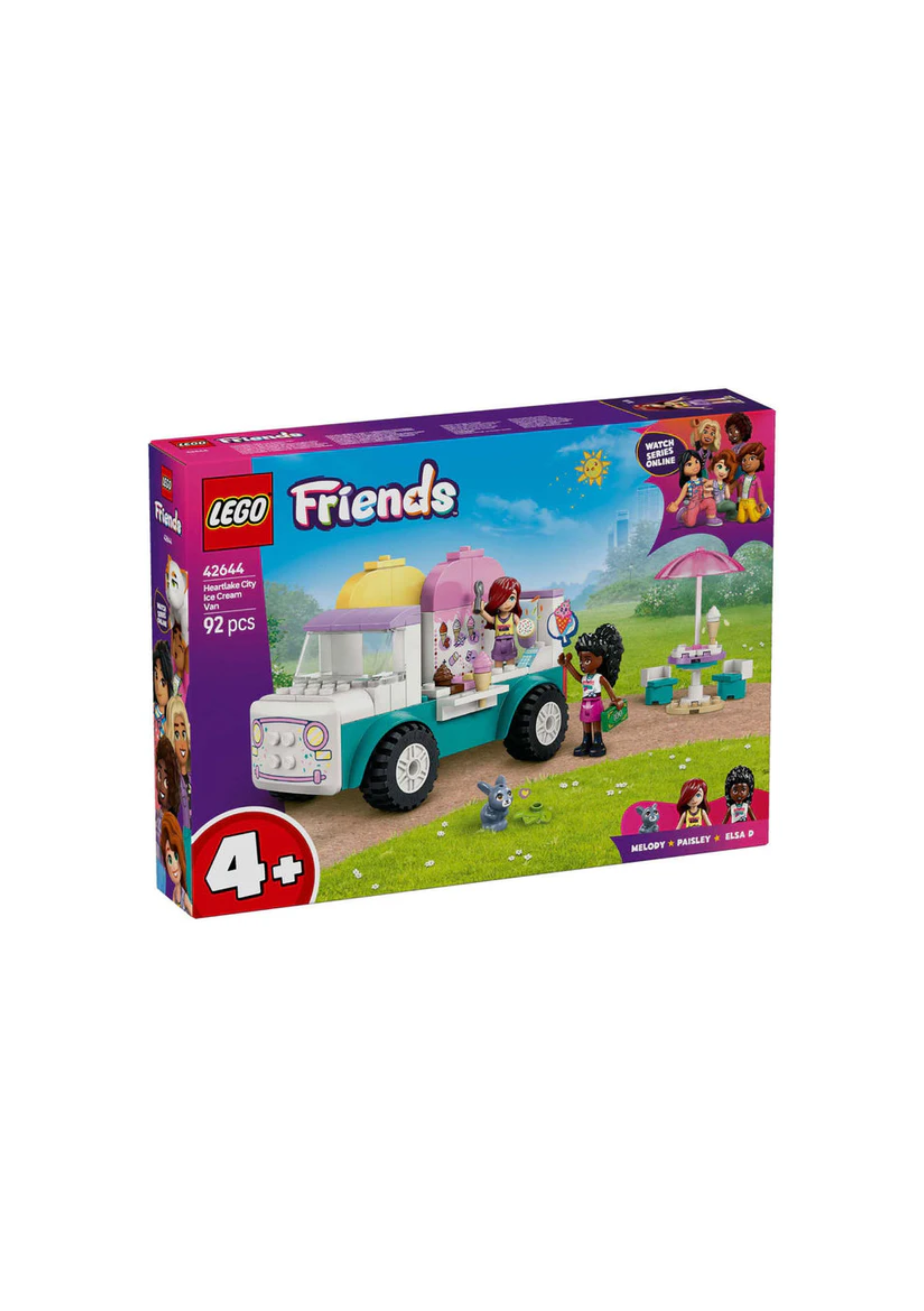 Lego 42644 Friends Heartlake City Ice Cream Truck (92 Pieces)