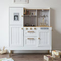 Wooden Luxury Neon Kitchen Set with Simulated Sound and Light