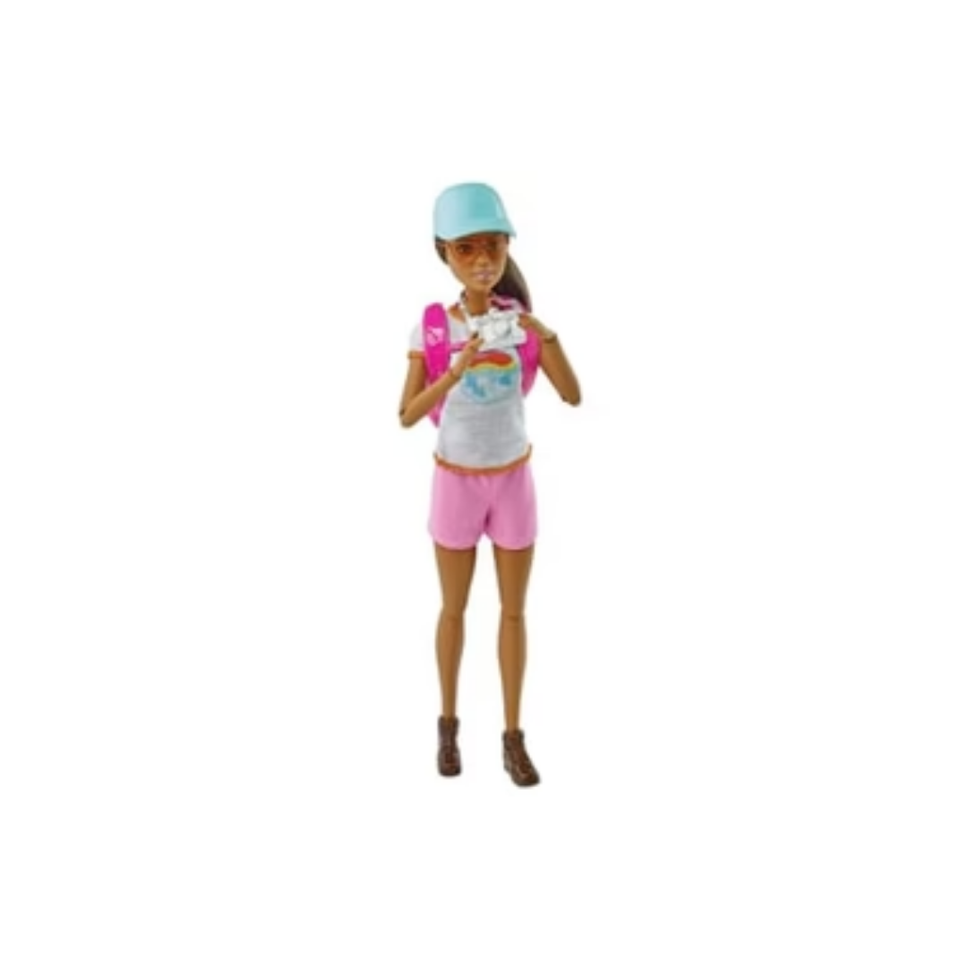 Mattel Barbie Doll With Puppy, Kids Toys, Self-Care Hiking Day