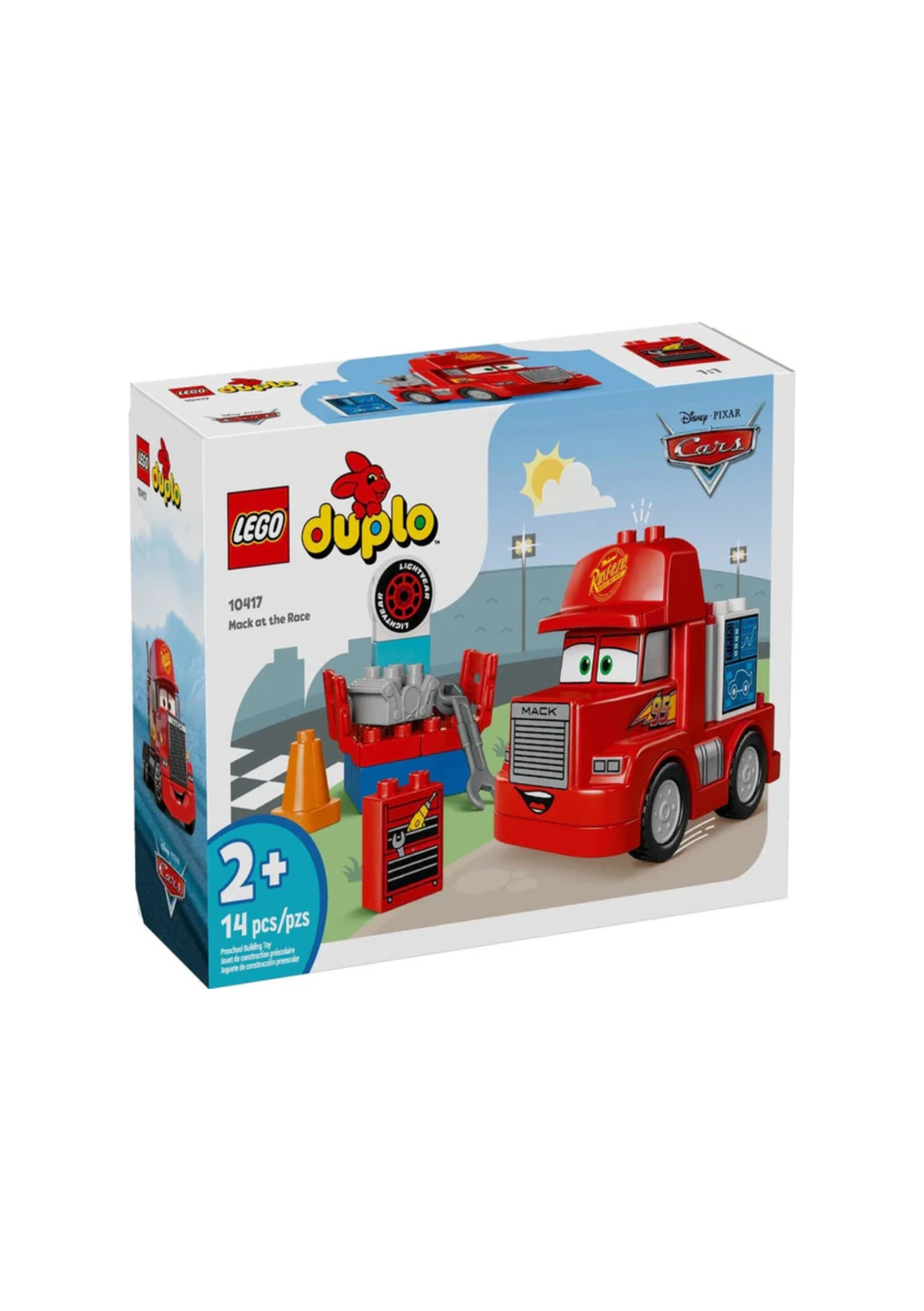 Lego 10417 Disney Mack at the Race ( 14 Pieces)