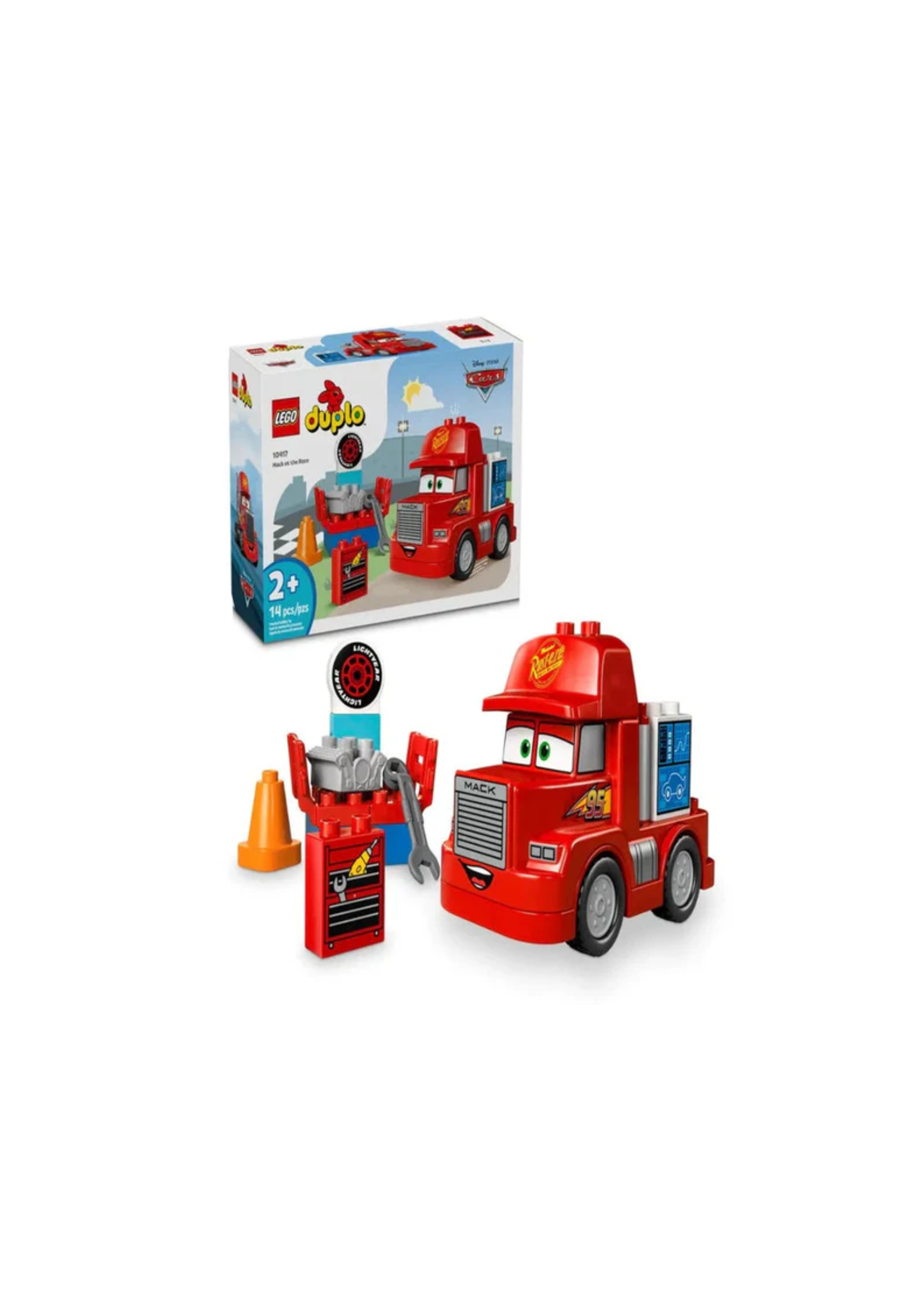 Lego 10417 Disney Mack at the Race ( 14 Pieces)