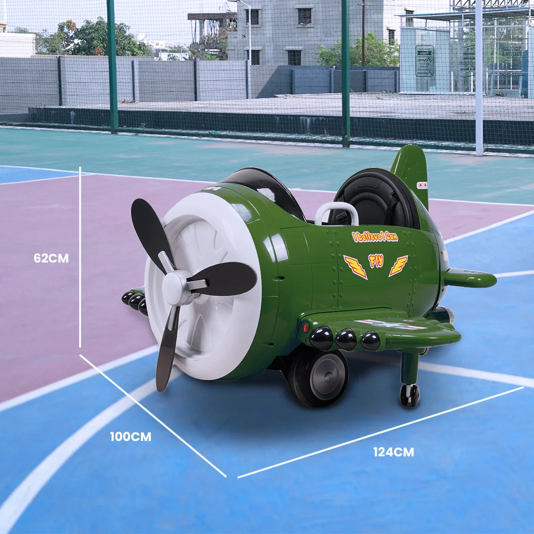 EMotorad Formula Fun Battery Oprated Helicopter Turbo Wing Green