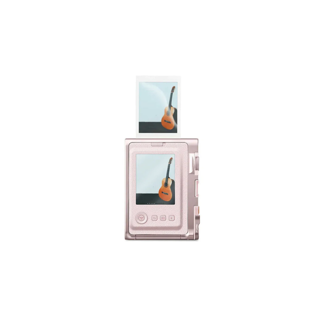 Fujifilm Instax Mini Evo Hybrid Camera Premium Edition with 20 Shots – Gentle Rose