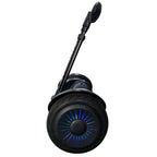 Hoverpro Self-Balancing Scooter with Adjustable Handle Bar – Black Hybrid Duo Miniseg Black with Handle Hoverboard