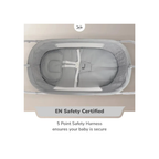 R for Rabbit Lullabies Plus Baby Cradle Auto Swing With Remote Control Grey