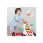 Hola Baby Walker with Activity Center Adjustable Speed Control Educational Push Walker