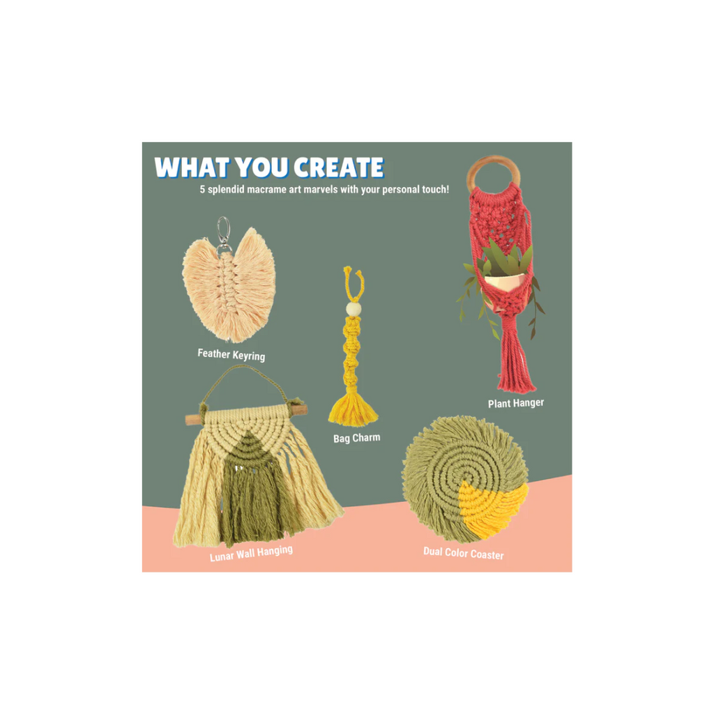 Kalakaram Macrame Kit for Beginners