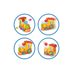 Hola Drop N Go Train Toy for Kids Interactive Ball Drop Train with 3 Play Modes Educational Learning Toy