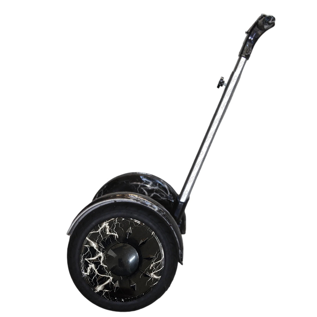 Hoverpro Bluetooth Self-Balancing Scooter with Handle Bar – Black Lightning Design S11+ Miniseg Bolt with Handle Hoverboard