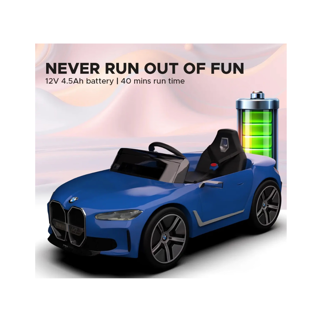 E-Motorad Formula Fun BMW i4 Ride-On Car Blue