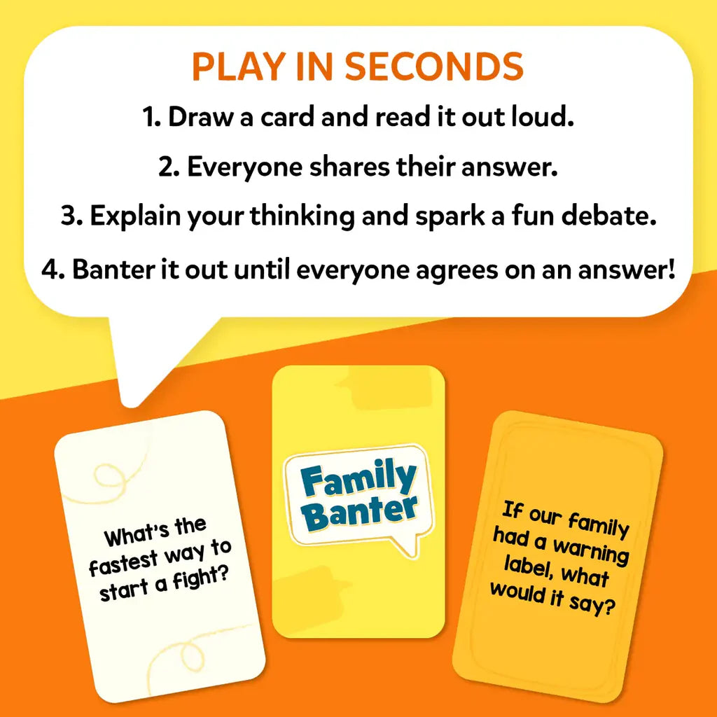 Skillmatics Family Banter Fun and Hilarious Card Game