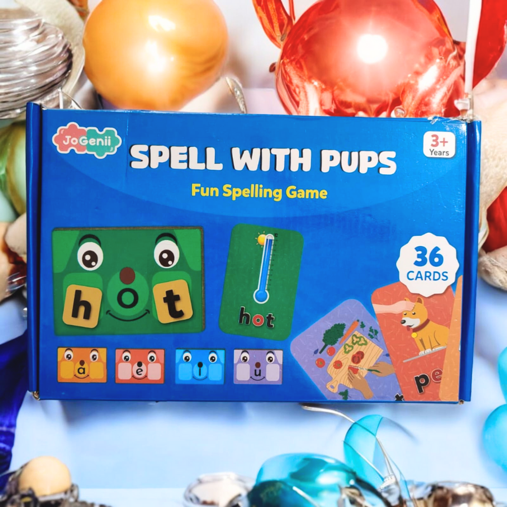 JoGenii Spell with Pups - spelling games for kids 5 years – phonics kit