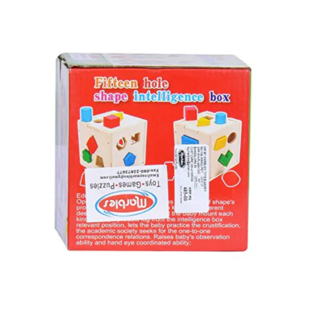 Rainbow Toys  15 Hole Shape Intelligence Box for Kids