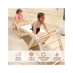 Curious Cub Wooden Transformable Pikler Triangle