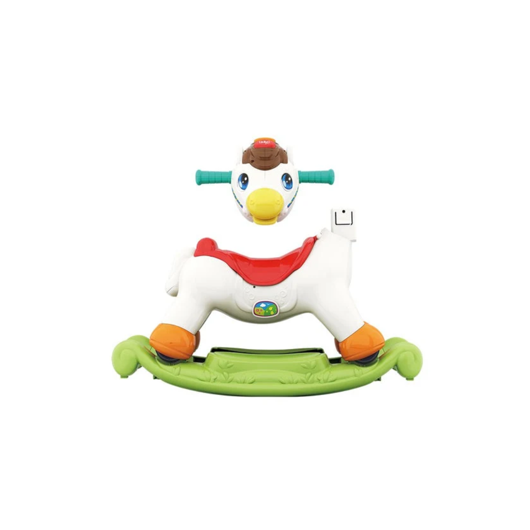 Hola 2-in-1 Rocking & Ride On Horse with Music & Activity Center 18-96 Months