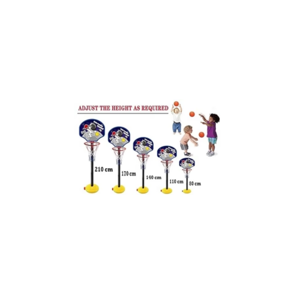 Kats Space Basket Ball Set Height Adjustable Shooting Champ Basketball Set