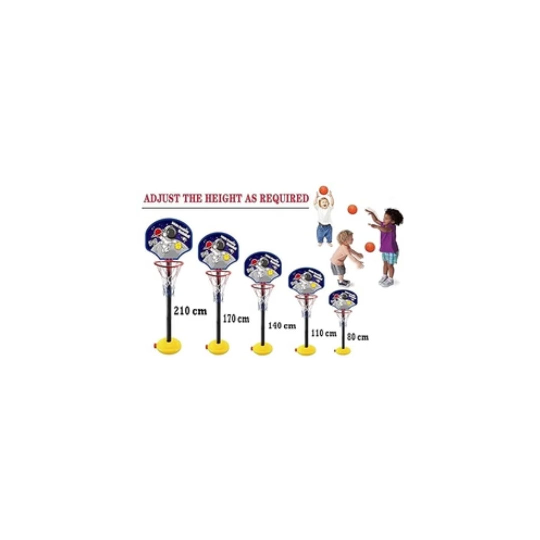Kats Space Basket Ball Set Height Adjustable Shooting Champ Basketball Set