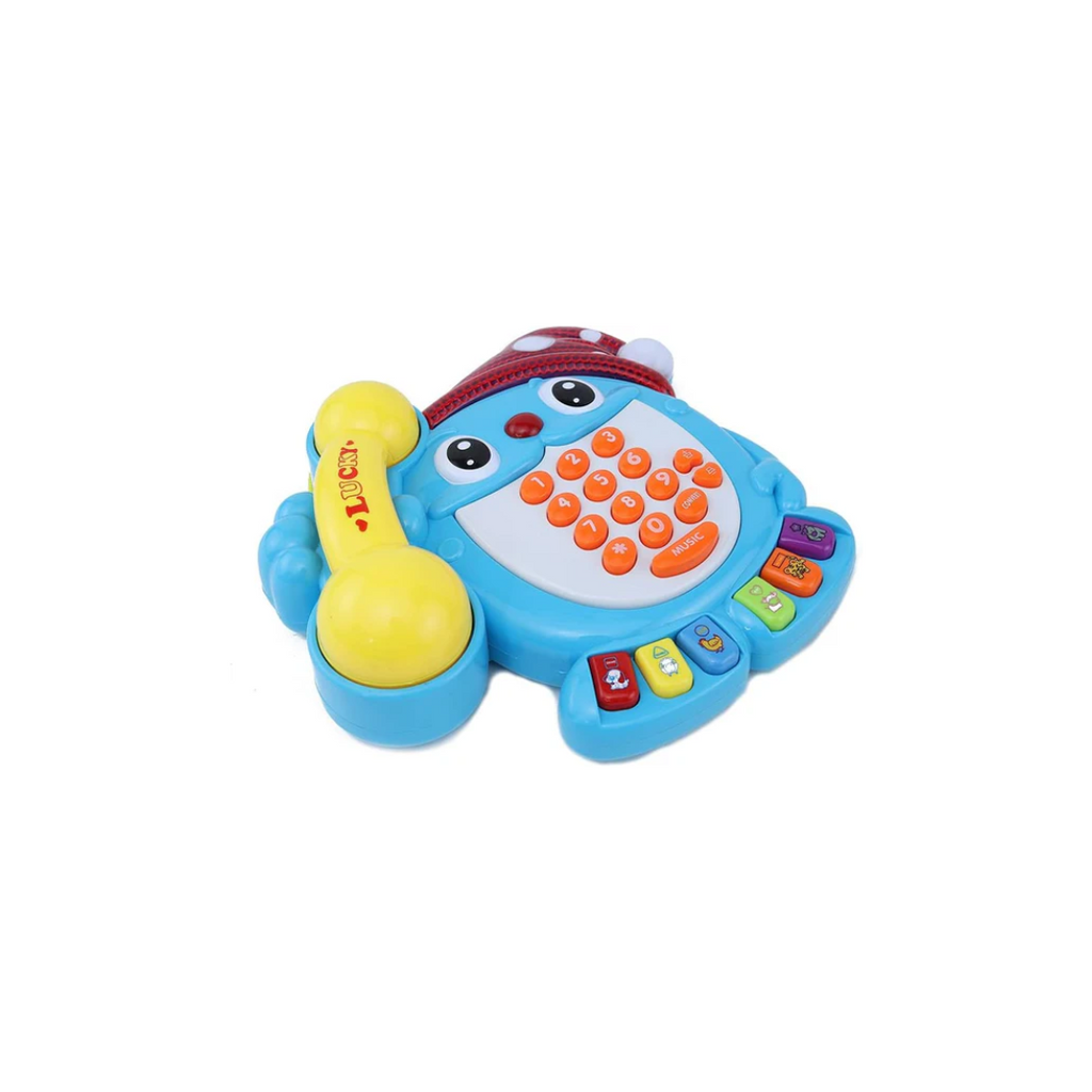 Rainbow Toys Musical Phone With 10 rings For Unisex, Light