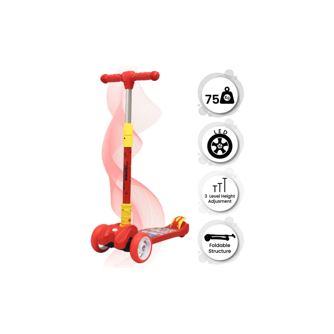 R for Rabbit Road Runner Scooter- Red