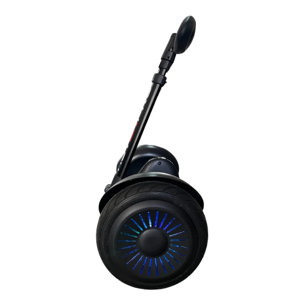 Hoverpro Self-Balancing Scooter with Adjustable Handle Bar – Black Hybrid Duo Miniseg Black with Handle Hoverboard