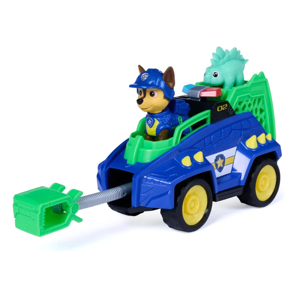 PAW Patrol The Dino Movie Chase Dino Rescue Cruiser with Chase Figure & Baby Dinosaur