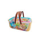 Rainbow Toys Kitchen Picnic Basket Play Set 24 pcs