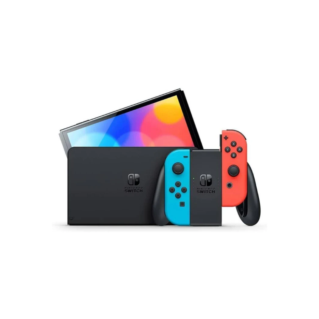 Nintendo Switch OLED Model Neon Red & Neon Blue Joy-Con 64GB