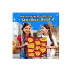 Kreeda Krishnaleela  2-in-1 Board Game for Kids & Adults Reusable Stickering Activity  Lord Krishna Story