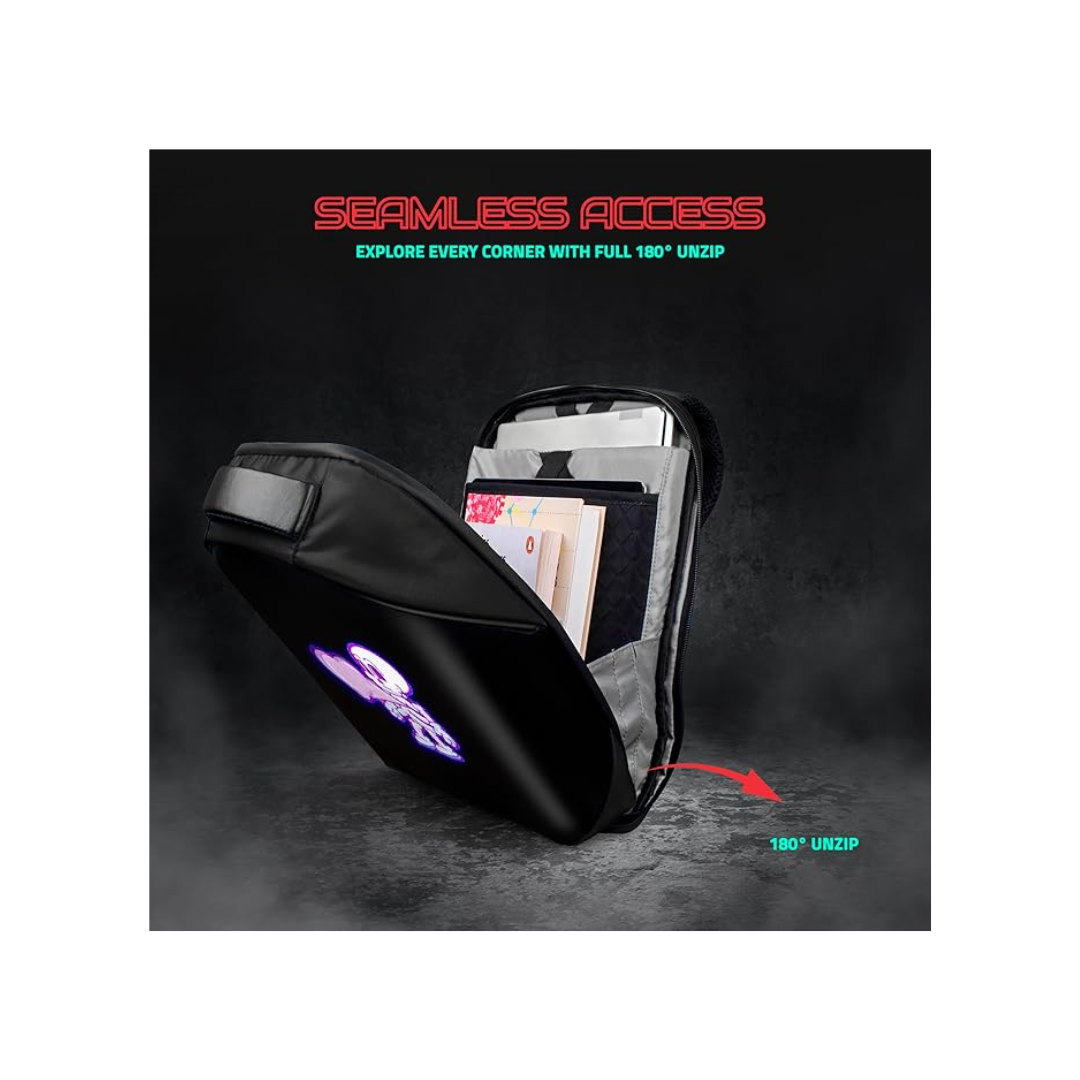 Hookaba Tech Trend LED Backpack 20L Smart Display Bag App Controlled, Programmable Screen