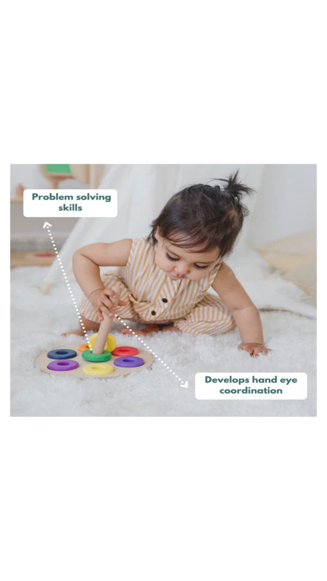 Curious Cub Wooden Montessori Box- 11 Months + (Level- 6)