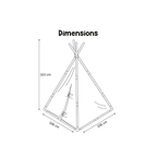 Webby Tee Pee Play Tent House Explore The Space