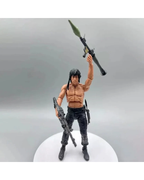 John J. Rambo Action Figure with Accessories Collectible Military Hero