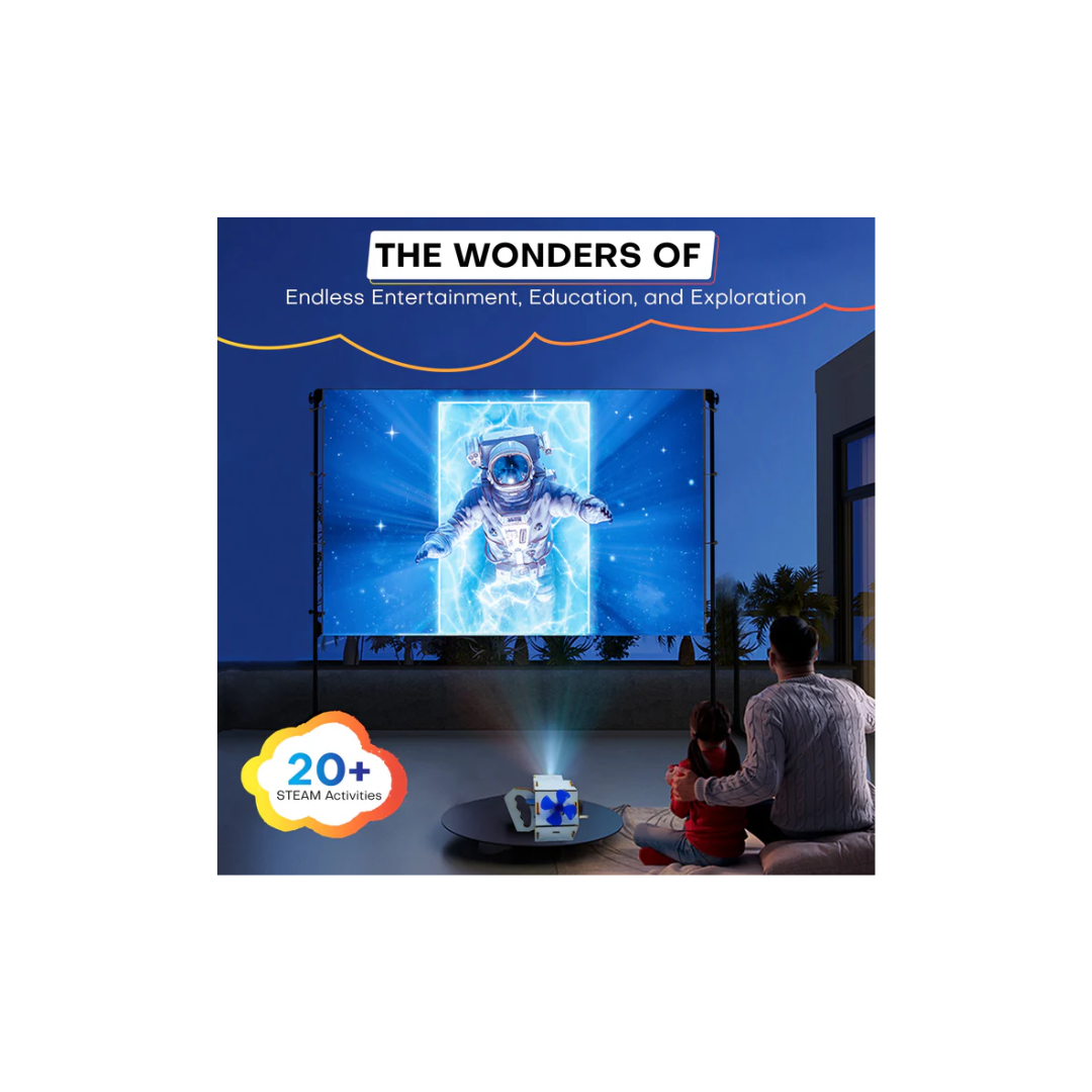 Be Cre8v Crank Generator and Projector Kit