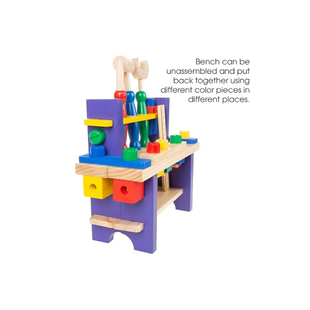 Rainbow Toys Wooden Tool Set
