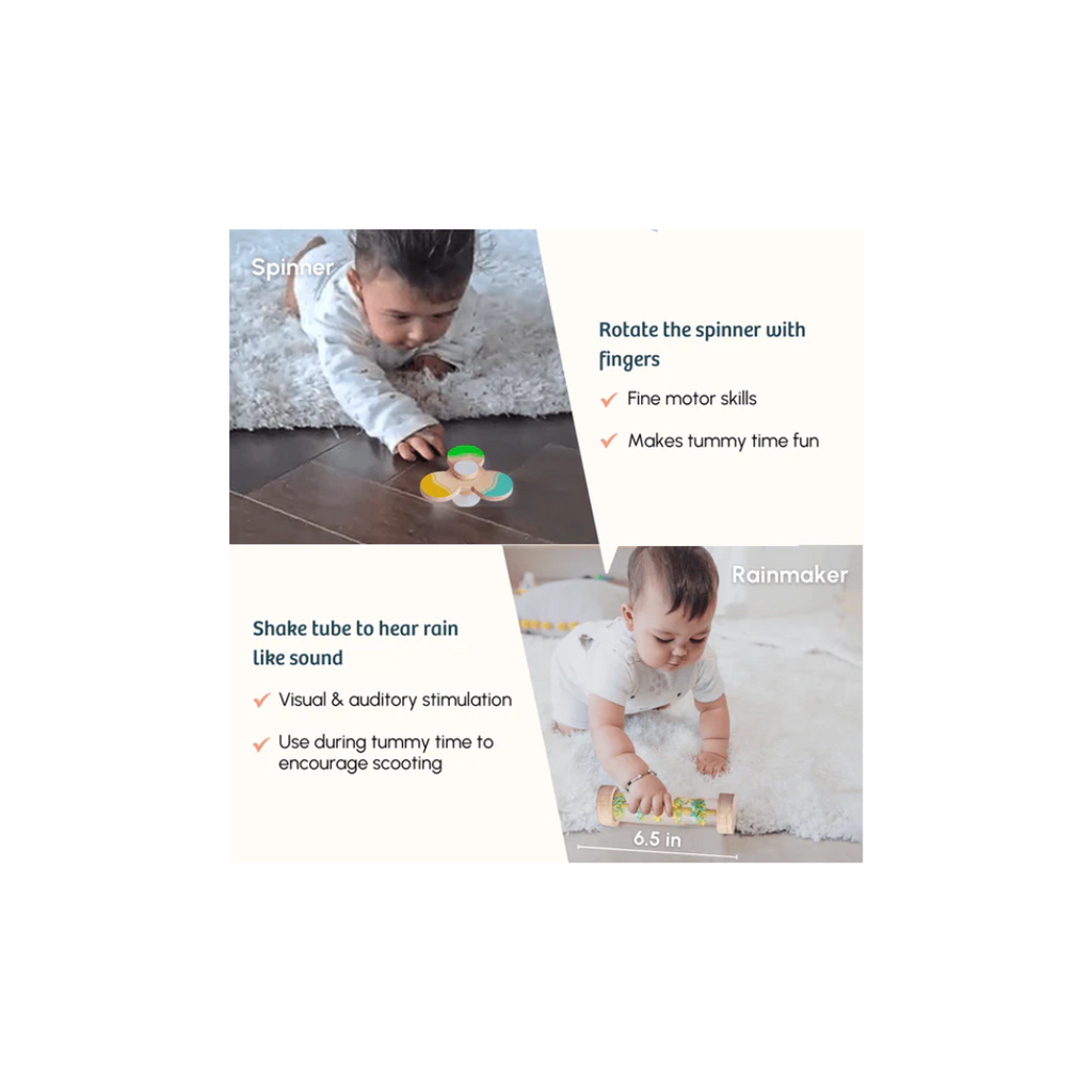 Curious Cub Montessori Learning Wooden Toy Level -3 5 months+