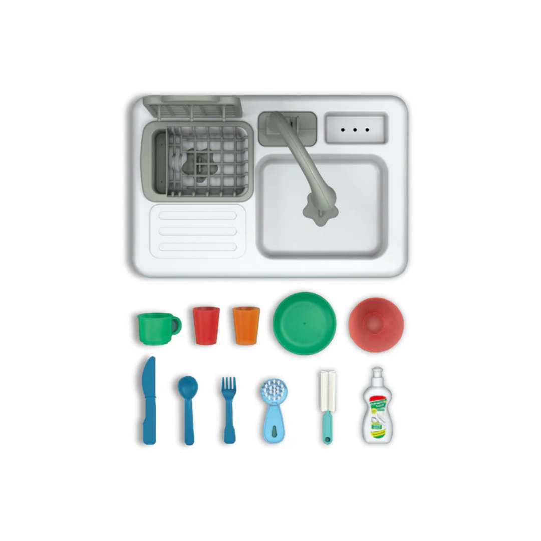 Open Ended Smart Wash Kitchen Sink (Automatic Running Water + Colour Changing Utensils)