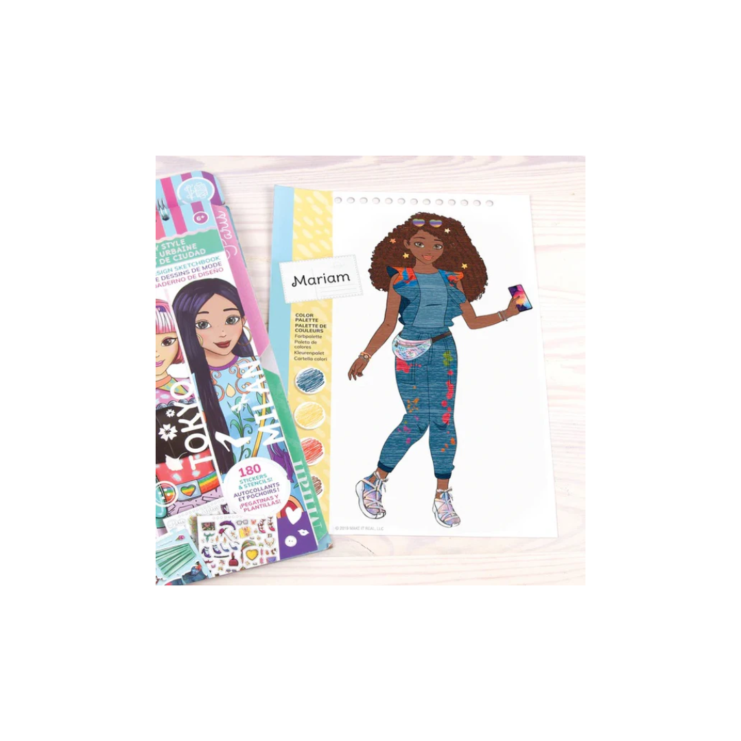 Make It Real- Fashion Design Sketchbook: City Style