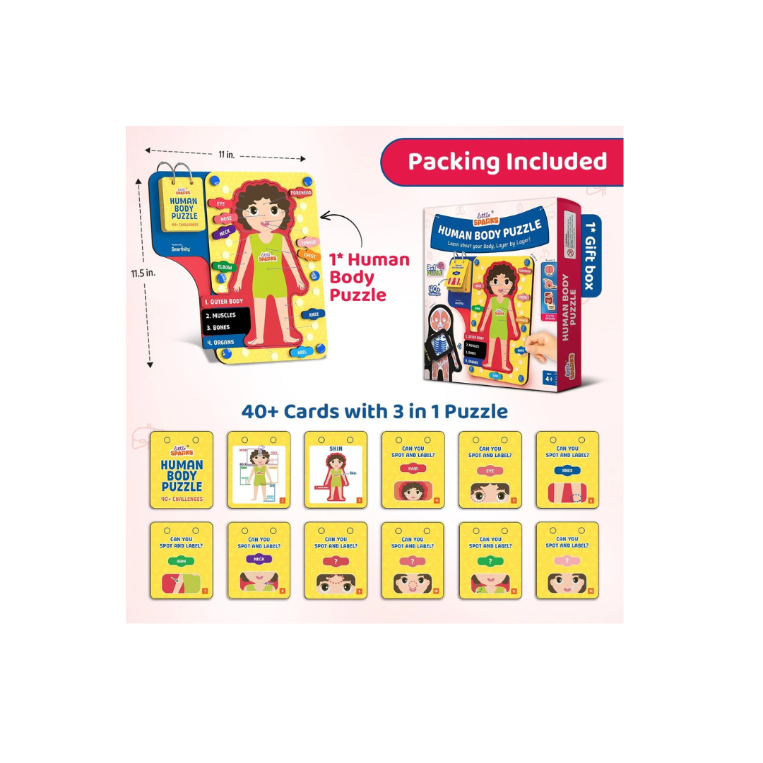 Smartivity Human Body Puzzle for Kids