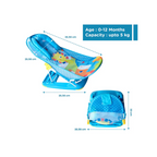 Mee Mee New Born Spacious Baby Bather Bath Chair - Blue