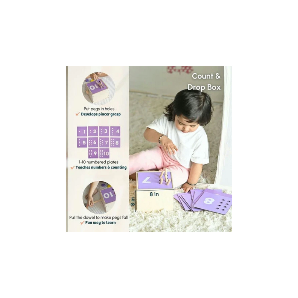 Curious Cub Montessori Learning Wooden Toys Level-11