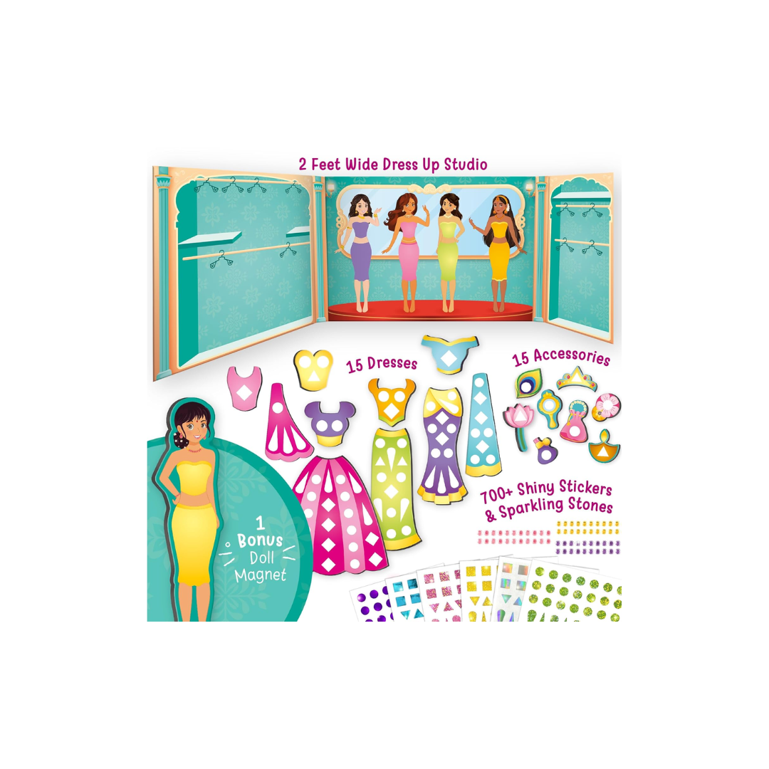 Imagimake DIY Magnetic Dress-Up Indian Princess