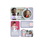 Spiky Cacus 4G Video Calling Smartwatch with GPS - Pink
